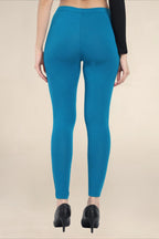Women Teal Regular Legging
