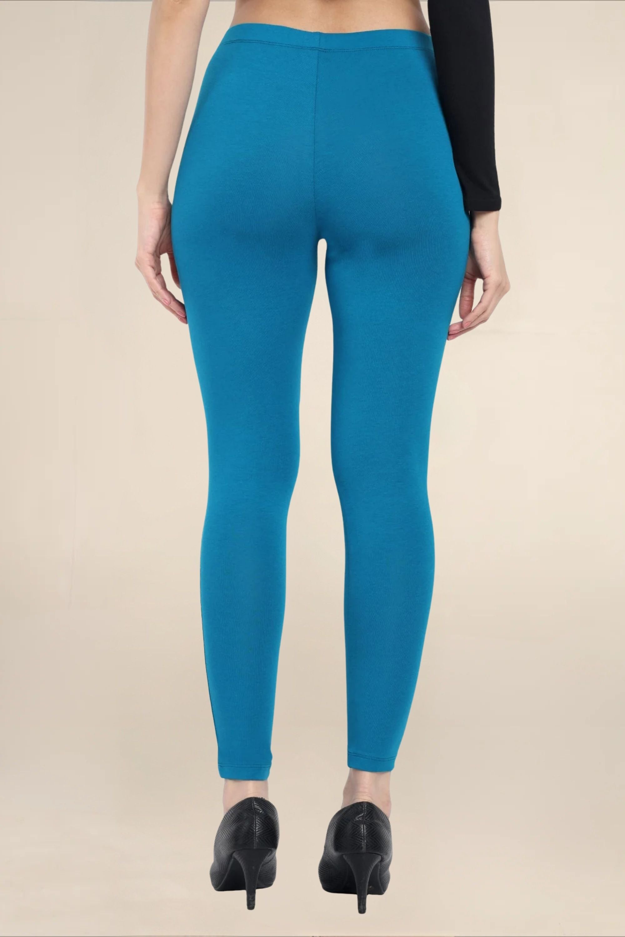 Women Teal Regular Legging