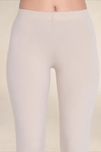 Women Beige Breathable Long Length Legging