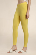 Women Sun Flower Ankle Length Legging