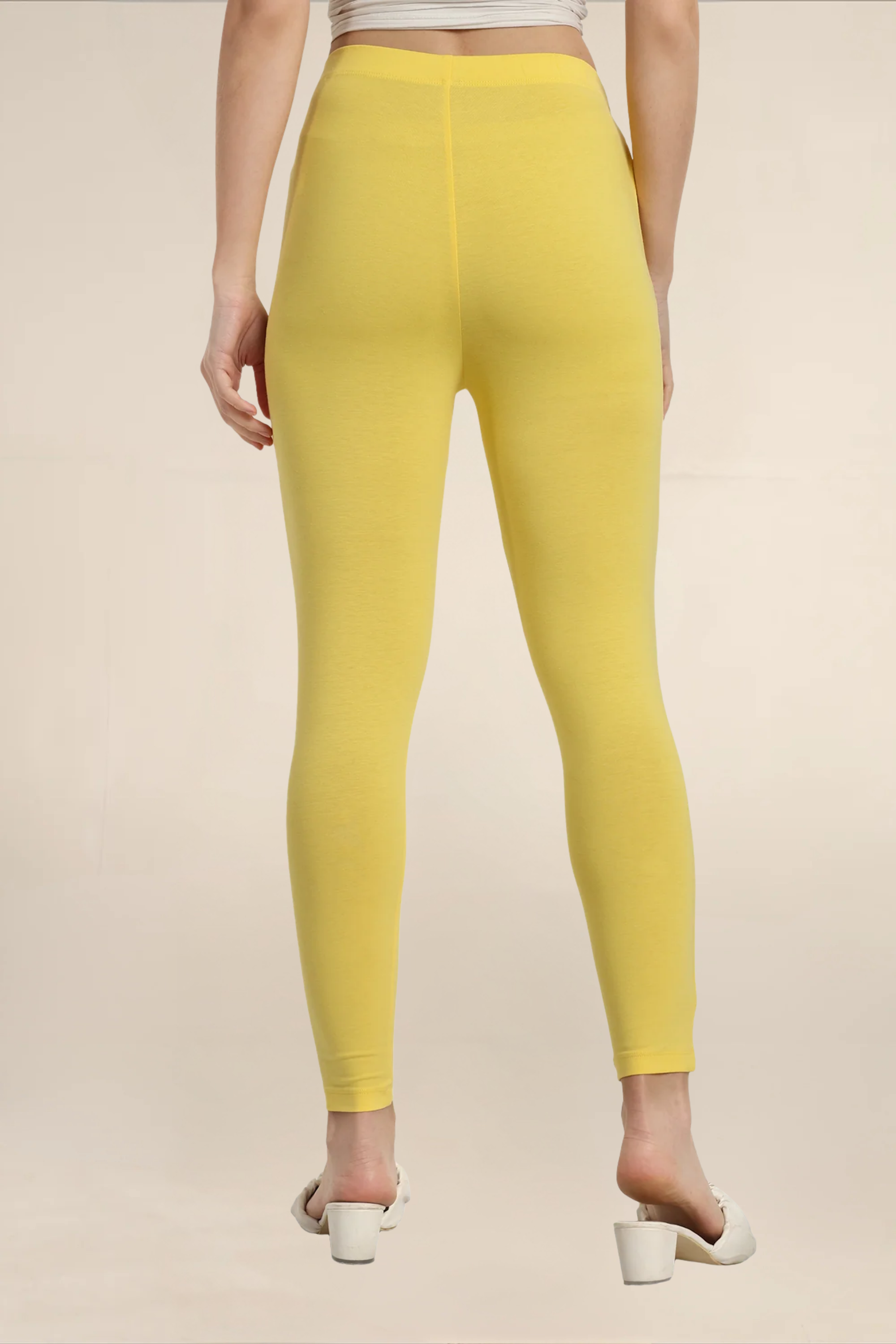 Women Sun Flower Ankle Length Legging