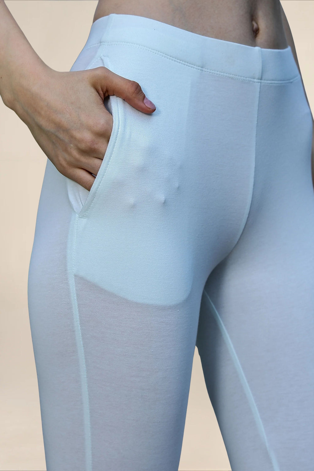 Women Water Blue Regular Legging