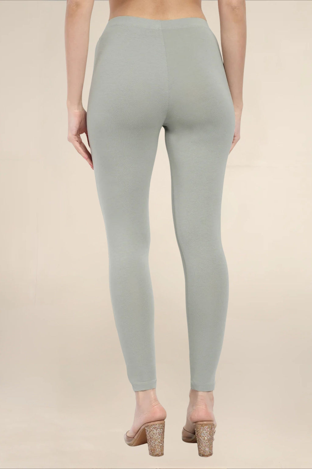 Women Fog Grey Regular Legging