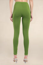 Women Green Regular Legging