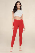 Women Bright Fuchsia Regular Legging