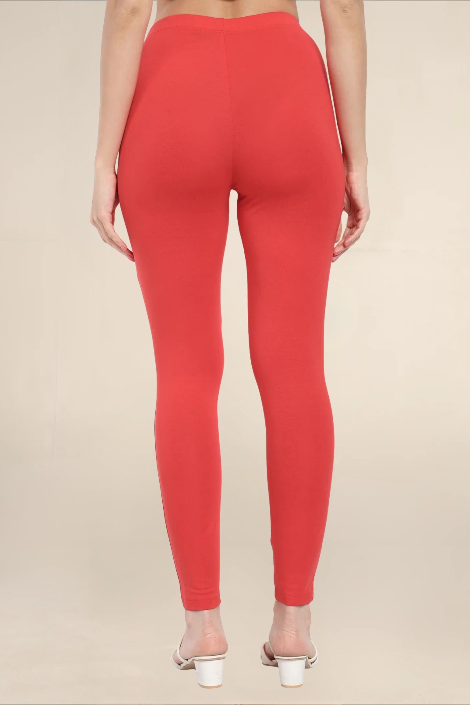 Women Light Cherry Regular Legging