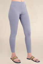 ONE SKY WOMEN CEMENT SOLID LEGGINGS