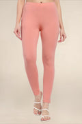 Women Papaya Peach Regular Legging