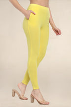 Women Sun Flower Regular Legging