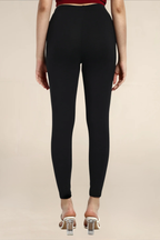 Women Black Ankle Length Legging