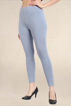 Women Shark Grey Ankle Length Legging