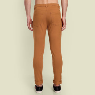 Men Tobacco Casual Pant