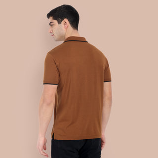 Men Tobacco Polo T-Shirt