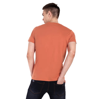 Men Clay Round Neck T-Shirt