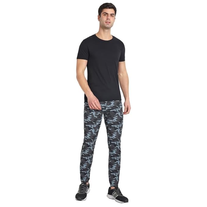 Men Army Print Track Pant