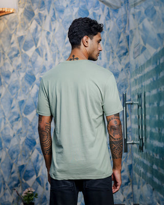 Men's Sea Grass Graphic Tshirt with Rubber Print