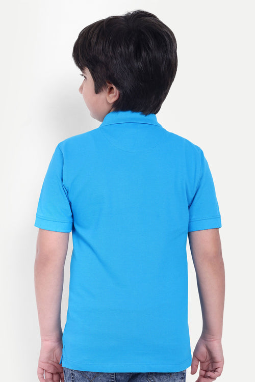 Boys Solid Classic Polo T-shirt - Stylish & Comfortable Everyday Wear