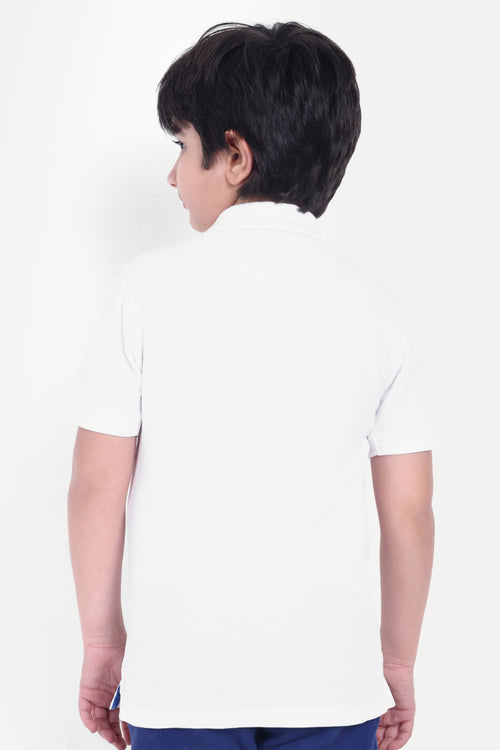 Boys Solid Classic Polo T-shirt - Stylish & Comfortable Everyday Wear