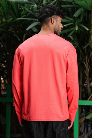 Men’s 100% Cotton Typography Printed Full Sleeve T-Shirt | Round Neck Casual Tee | Soft Breathable Fabric | Machine Washable