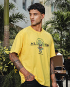 Men's Pure Cotton Oversized Graphic T-shirt