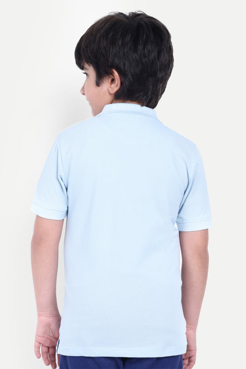 Boys Solid Classic Polo T-shirt - Stylish & Comfortable Everyday Wear