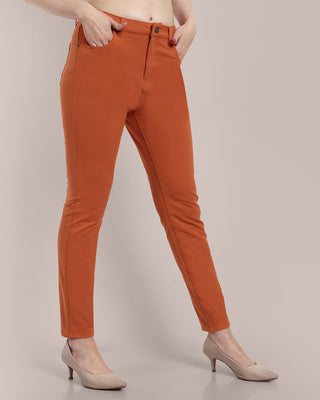 Women Clay Regular Fit Casual Pant