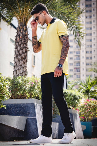 Men's Pure Cotton Polo T-shirt