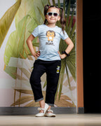 Girls Regular Fit Half Sleeves T-Shirt
