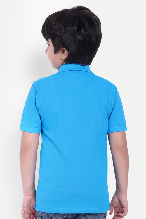 Boys Solid Classic Polo T-shirt - Stylish & Comfortable Everyday Wear