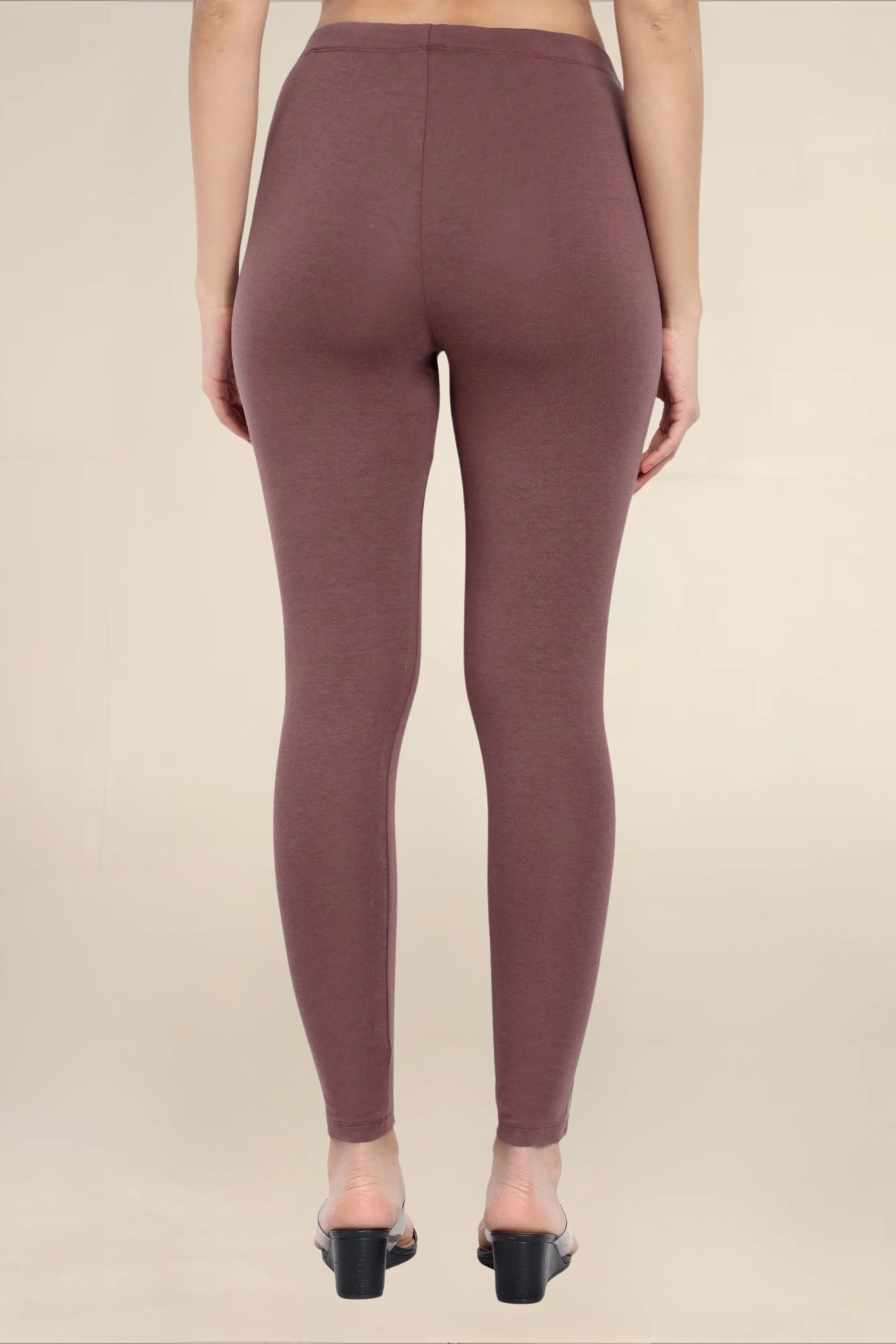 Women Light Brown Regular Legging