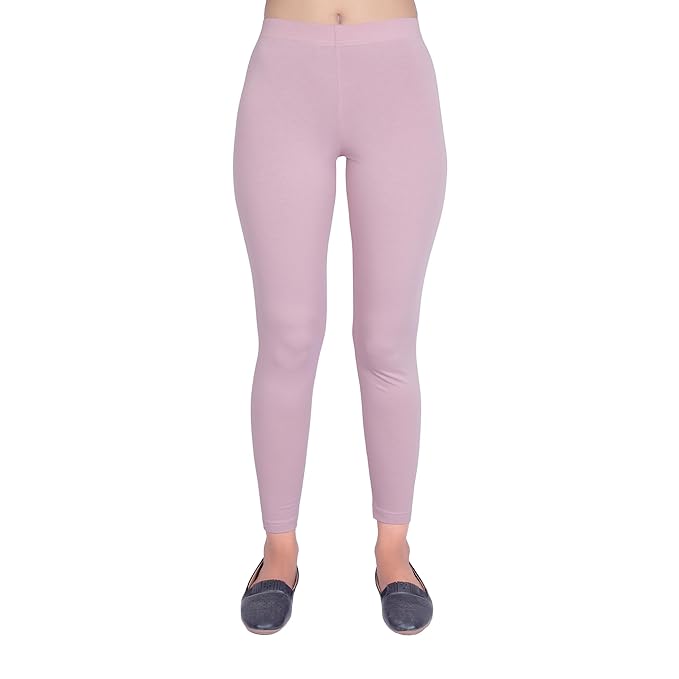 WOMEN DUSTY PINK ANKLE LENGTH LEGGING – One Sky