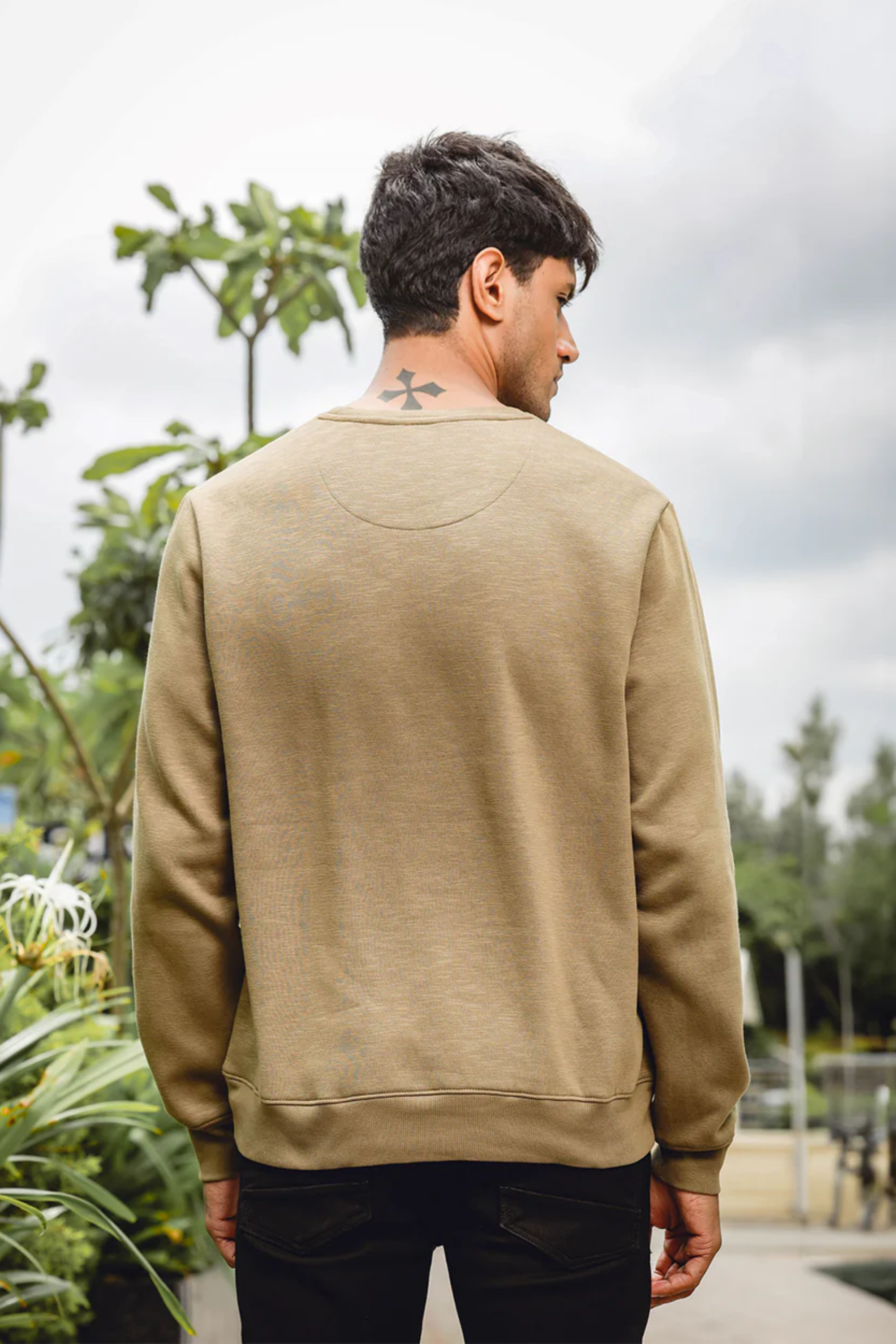 MENS GAME OVER PRINTED SWEATSHIRT