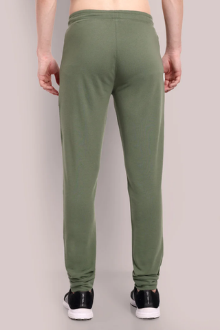 Men Olive Cargo Joggers