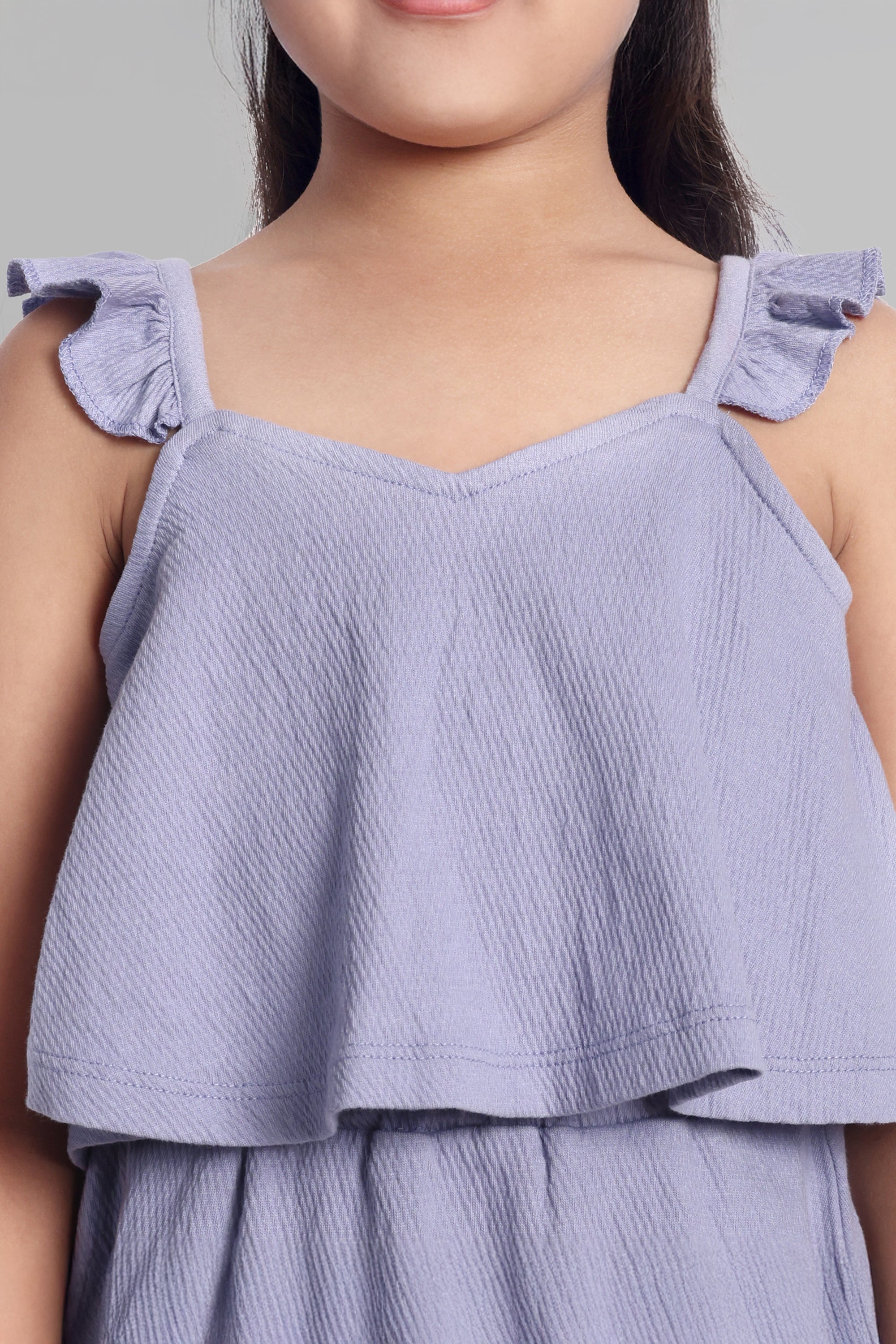 Girls Cotton Sleeveless Dress