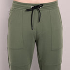 Men Olive Cargo Joggers
