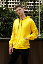 UNISEX SWEATSHIRT WITH POCKET & BUTTON