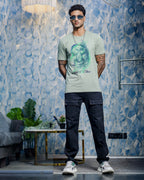 Men's Sea Grass Graphic Tshirt with Rubber Print