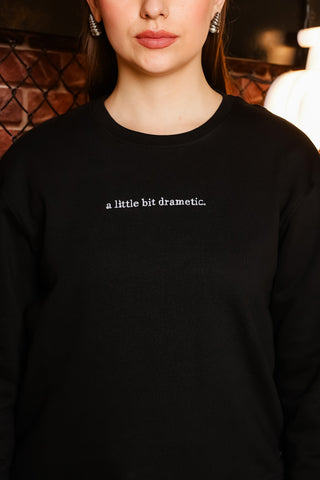 ONE SKY Women's Embroidered Round Neck Tracksuit | Cotton Blend Solid Co-ord Set with Drawstring Top & Slip-On Pants | 2 Pockets | Flat Front