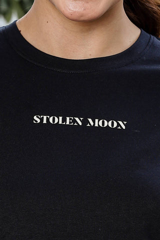 WOMEN ROUND NECK BLACK FULL SLV  CO-ORD SET