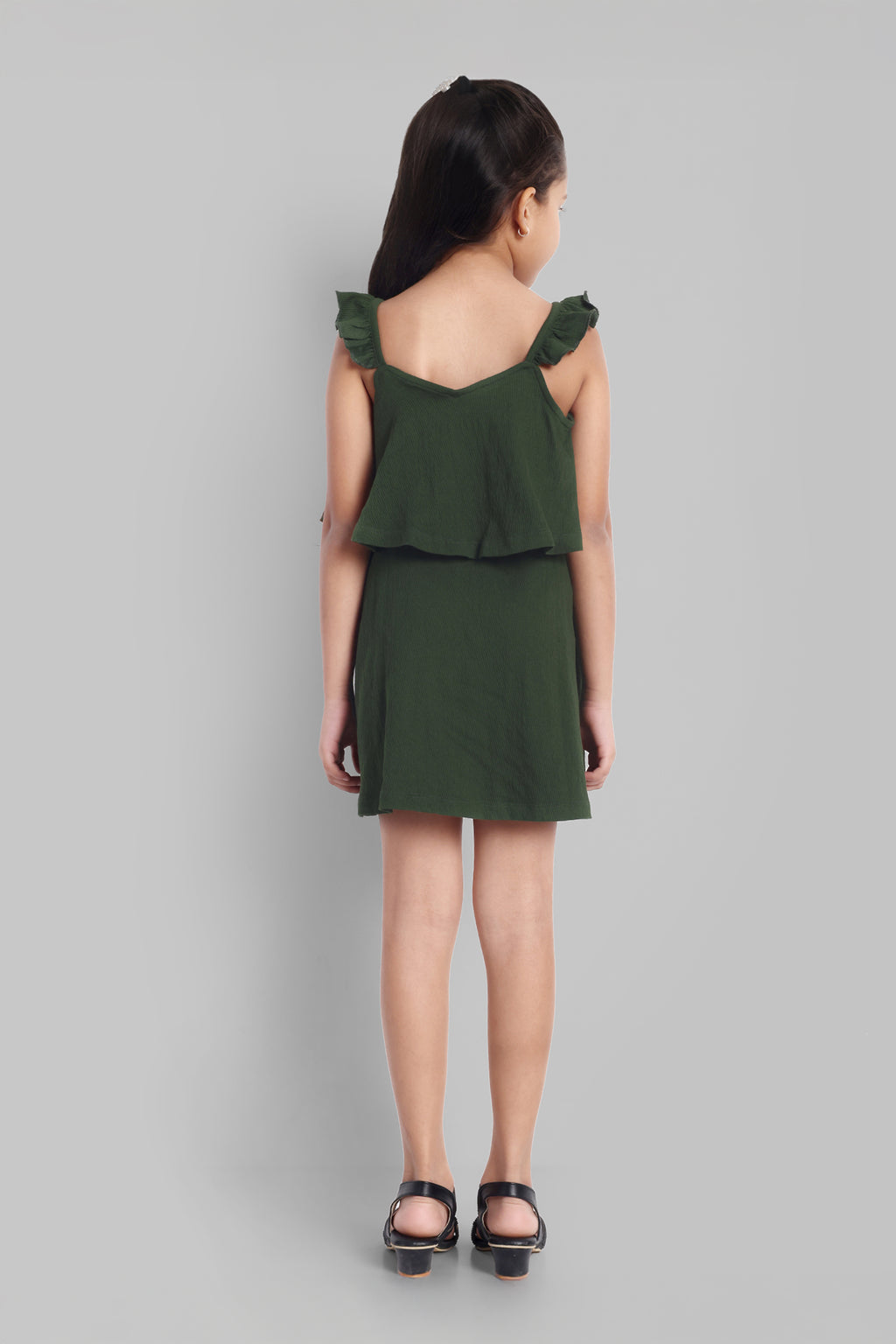 Girls Cotton Sleeveless Dress