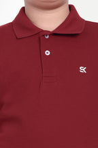 Boys Solid Classic Polo T-shirt - Stylish & Comfortable Everyday Wear