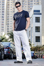 Men's 100% Cotton 'HOPE' Printed Round Neck T-shirt