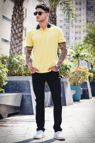 Men's Pure Cotton Polo T-shirt