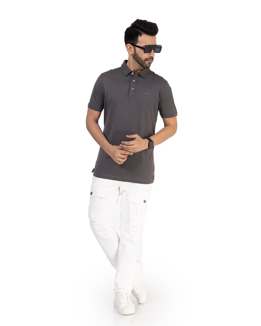 Men Elephant Polo T-Shirt