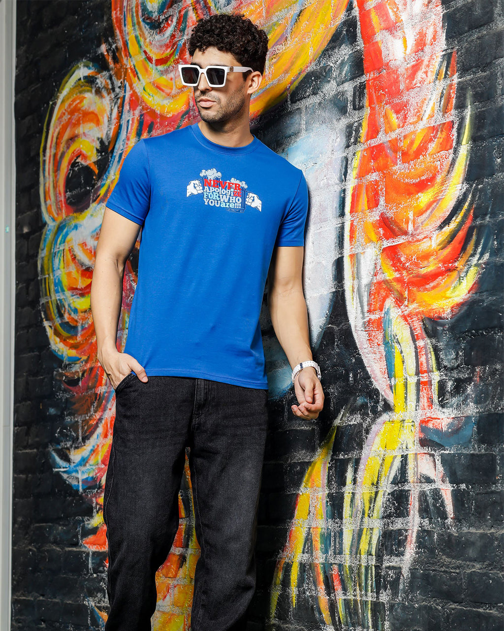 Mens Round Neck Men's T-Shirt