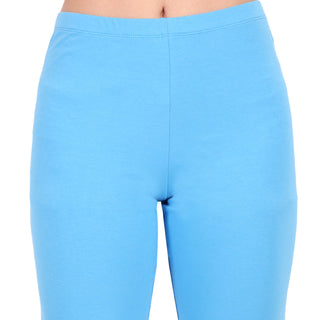 Women Dark Sky Blue Regular Legging