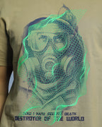 Men's Dried Herb Graphic Tshirt with Rubber Print