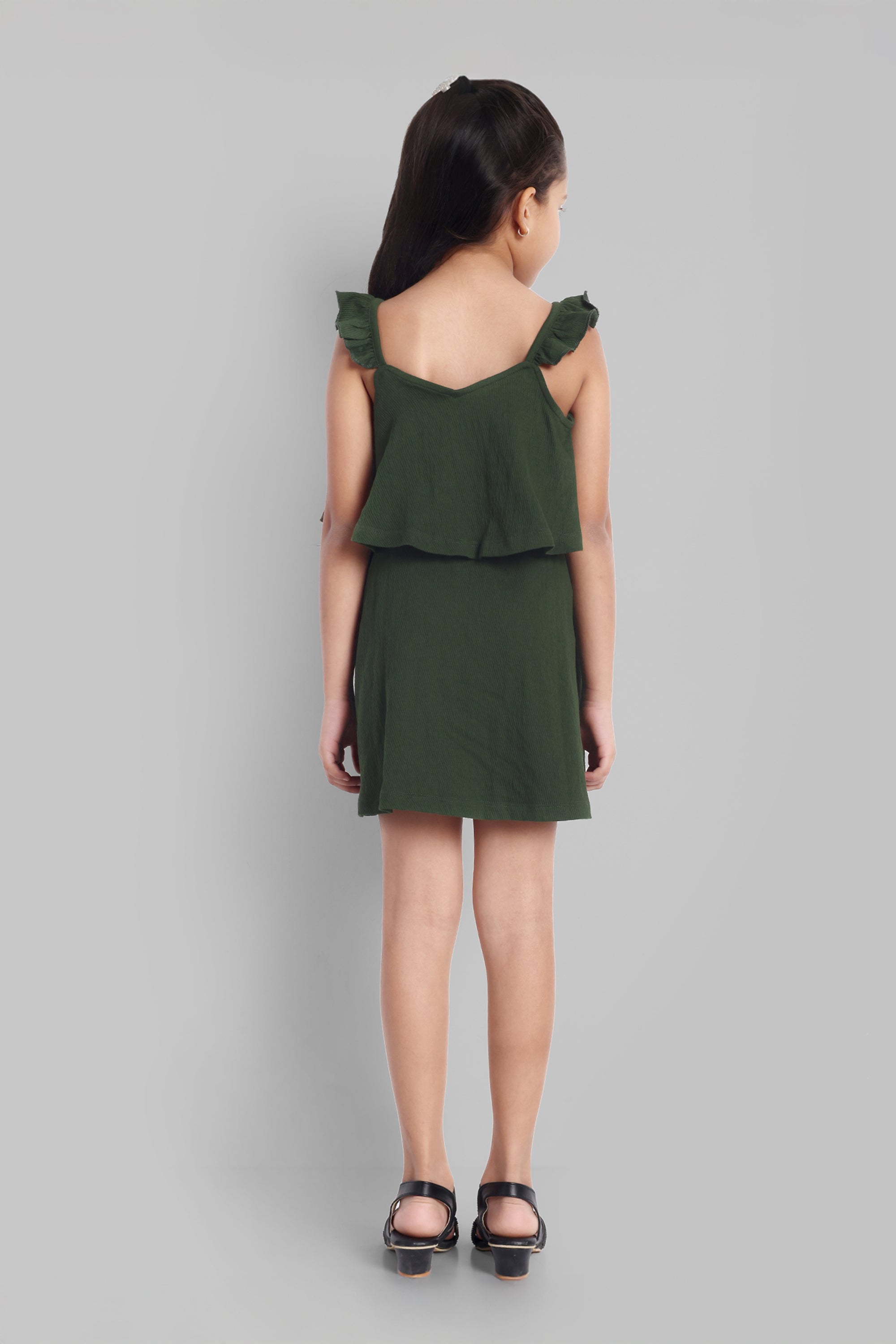 Girls Cotton Sleeveless Dress