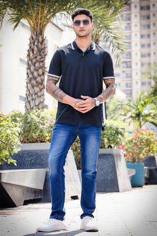 Men's Pure Cotton Polo T-shirt