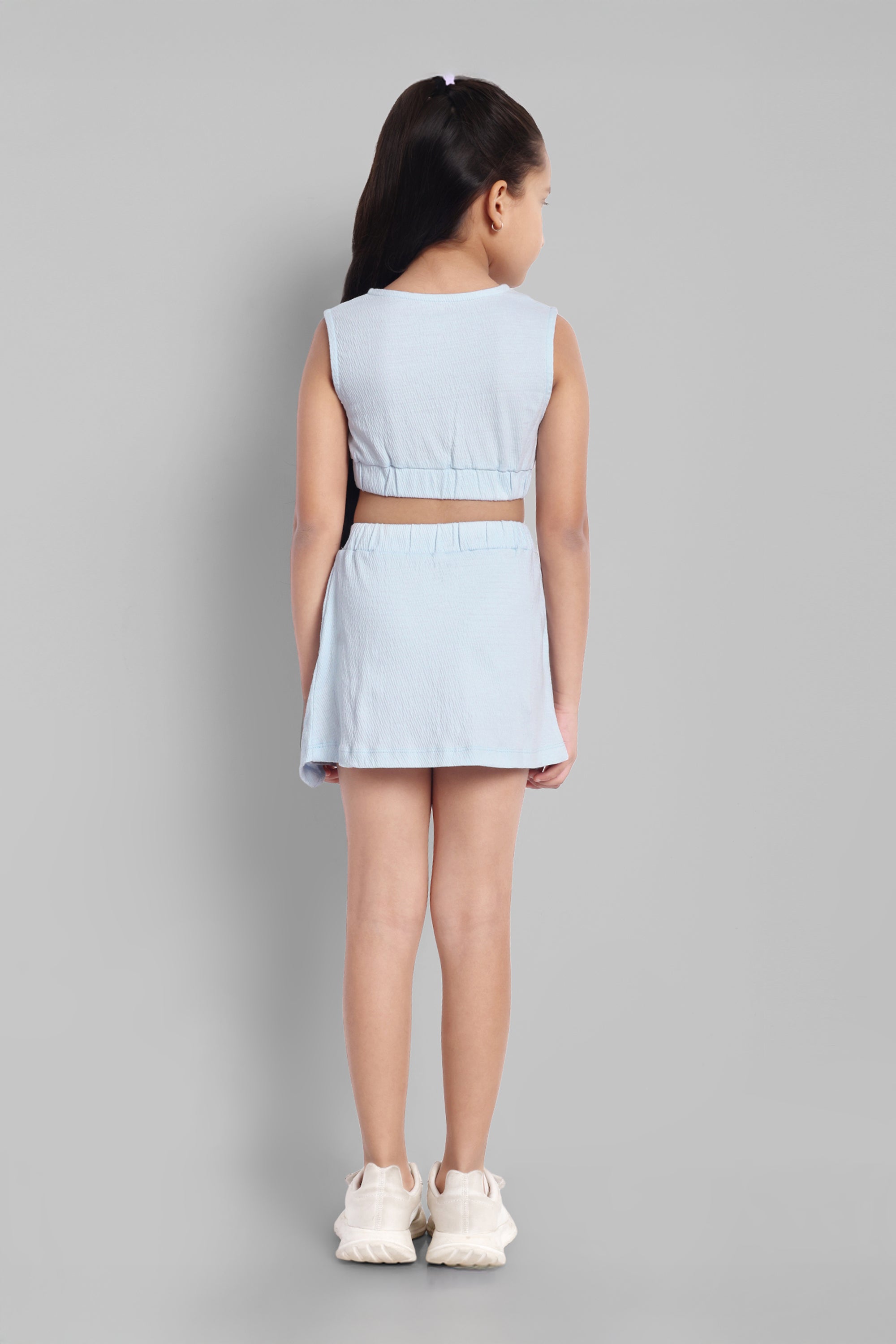 Girls Stylish Top & Skirt Co-ord Set